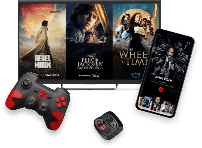 IPWATCH streaming on TV, phone and gaming devices